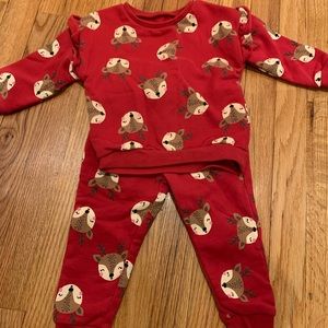 Dunnes Stores 12-18 month reindeer sweatsuit set